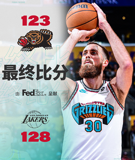 NBA,湖人,灰熊